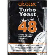 Дрожжи спиртовые Alcotec Classic 48 Turbo, 130 гр.