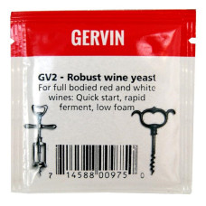 Дрожжи винные Gervin GV2 Robust wine yeast