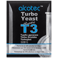 Дрожжи спиртовые Alcotec T3 Classic Turbo, 120 гр.