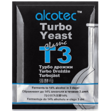 Спиртовые дрожжи Alcotec T3 Classic Turbo, 120 гр.